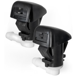 Click&Fit Windshield Washer Nozzles replacement for Dodge Dart 2013-2016, Dodge Nitro 2007-2011, Jeep Liberty 2008-2013, Chrysler 200 2015-2017 – Wiper washer spray kit replaces 68081370AB