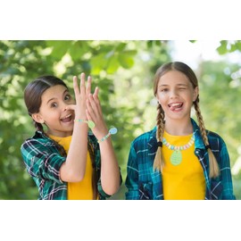 Fruidles Easter Egg Candy Bracelet & Necklace Variety Pack, Multicolor Fruit-Flavored Chewables for Party Favors (288-Pack)