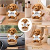 2PCS Positive Crochet Animals, Dog Ornaments For Home Office Decor