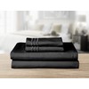 Elegant Comfort 4-Piece Solid Smart Sheet Set-Deep Pocket Fitted Sheet