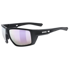 uvex Unisex MTN Venture CV Sunglasses, Matte Black, One Size, black matte