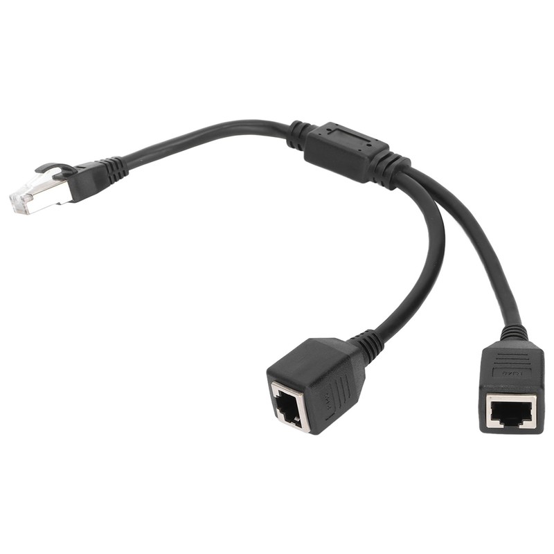RJ45 Ethernet Adapter Cable Extension Function 1 to 2 Port