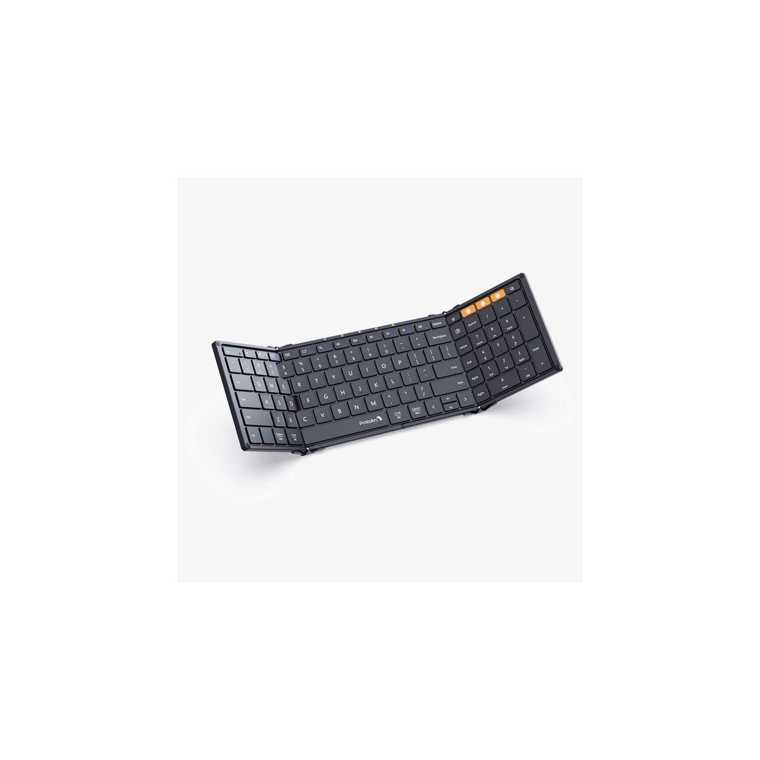 ProtoArc XK01 Tri-Fold Bluetooth Keyboard, Wireless Portable Foldable ...