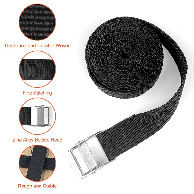 Newpop 300 cm, 6 pieces lashing straps, short with zinc