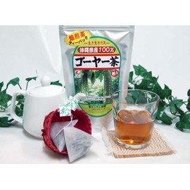 Uchin Okinawa Goya Tea with Seeds, 0.05 oz (1.5 g) x 30 Packs, 2 Bags