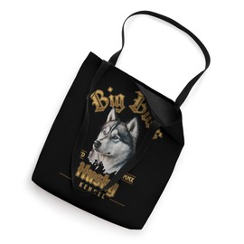 Husky Dog motif Big Boss Kennel Tote Bag