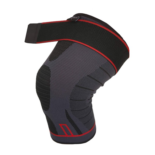 ArthritisHope Strap Knee Compression Sleeve (5XL) - Knee Compression Sleeve with straps for Knee Pain, Running, Weightlifting, Arthritis, Osteoarthritis, Rheumatism, Sports, Gym, ACL (Men and Women)