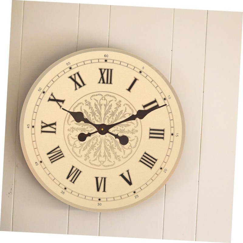 LALAFINA DIY Clock Dial Replacement Part Round Aluminum Dial for