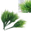 12pcs Artificial Plants Greenery Simulation Plants Fern Wort Fake Grass