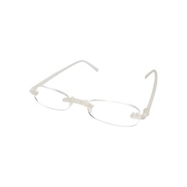 Calabria Flexie Low Profile 714 Reading Glasses&Slim Case+0.50 Ice Clear