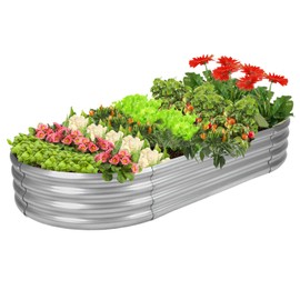 Galvanized Raised Garden Bed Outdoor - Rust Resistant, Weather Resistant, & Sturdy Planter Box That Lasts Through Every Season
