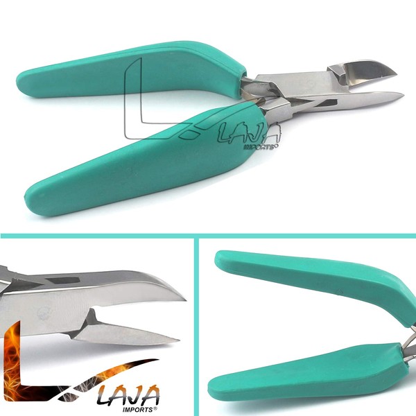 LAJA Imports Chiropody Toe Nail Clippers for Thick Nails - Podiatry Heavy Duty Nail Cutters