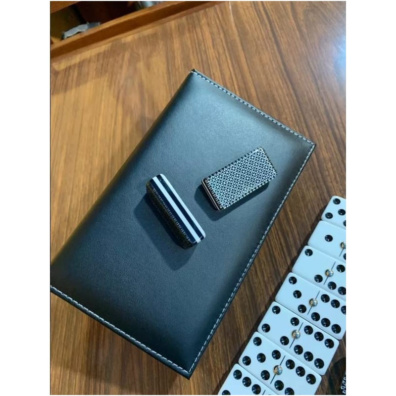 Domino Jumbo 5 Capas Baraja Plata