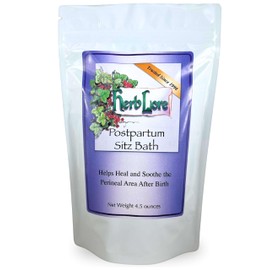 Herb Lore Organic Postpartum Sitz Bath - Helps Heal and Soothe the Perineal Area After Birth