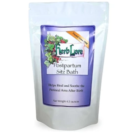 Herb Lore Organic Postpartum Sitz Bath - Helps Heal and Soothe the Perineal Area After Birth