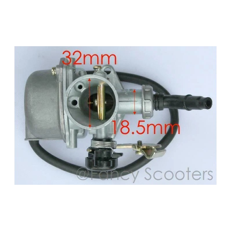 FANCY SCOOTERS TaoTao 110cc GK110, GoKart Carburetor with Cable Choke
