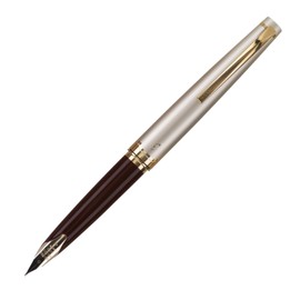 Pilot E95s Fountain Pen, Ivory Barrel with Gold Accents, Extra Fine Nib, Blue Ink (60839)