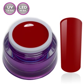 RM Beautynails Colour Gel Salsa Red UV LED Nail Gel Studio Quality Colour Gel 5 ml