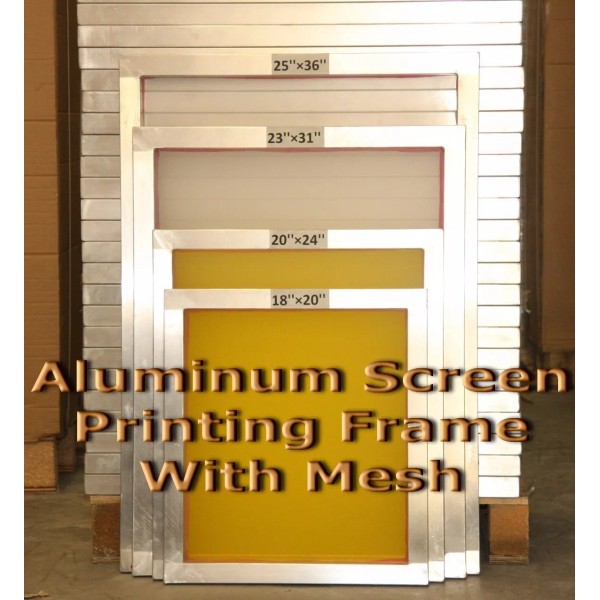 Gold-Up 6 Pack -23" x 31"Aluminum Screen Printing Screens With