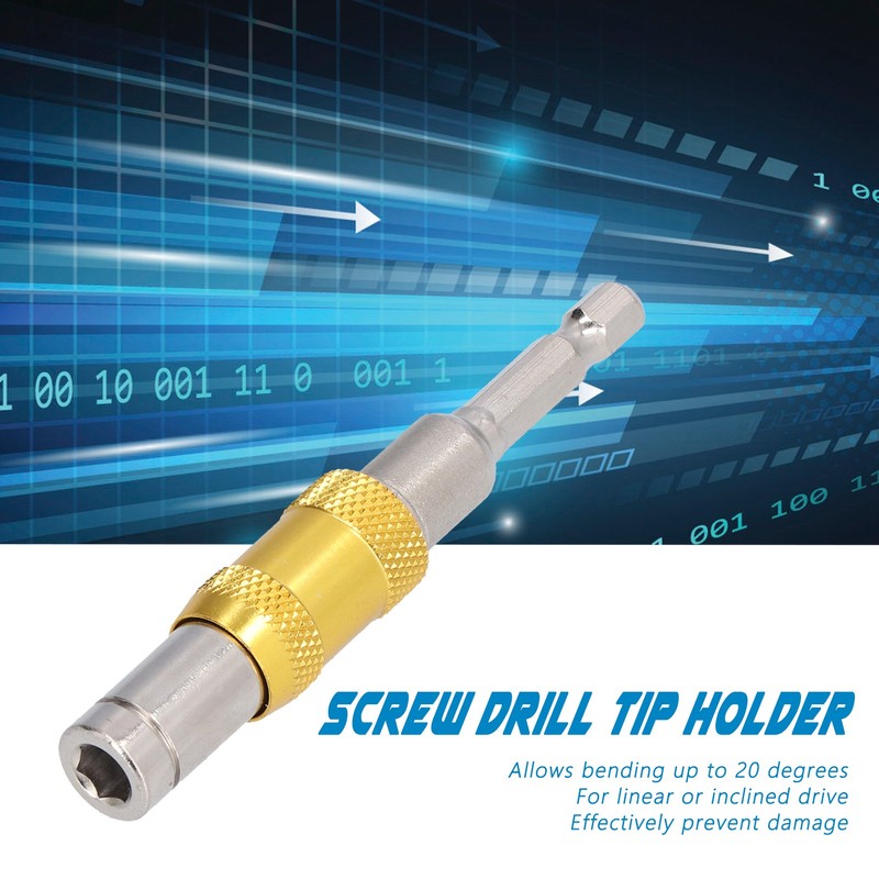 2Pcs Magnetic Screw Bit Holder Chrome Vanadium Steel Quick Change