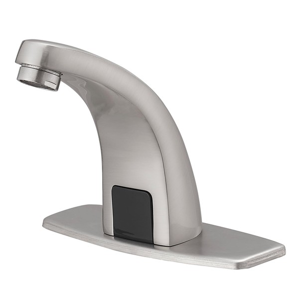 Bathfinesse Touchless Bathroom Faucet, Commercial Auto Motion Sensor Sink Faucet,
