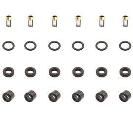 6Set Fuel Injector Service Repair Kit for Toyota 23250-28080 Corolla RAV4 Camry Scion Solara 2.4L 4.0L 06-14 Yaris 1.5L ASIA/NA Rush 1.5L 3SZ 08-09 23250-21040 23250-BZ010