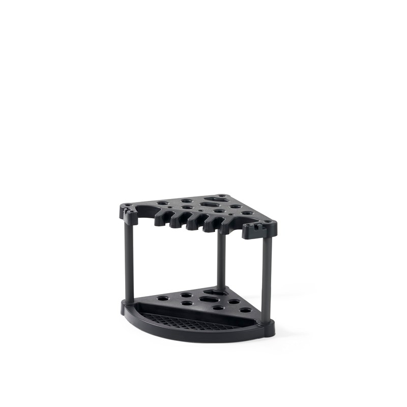 Keter Compact Corner Tool Rack for Maximum Storage and Organization