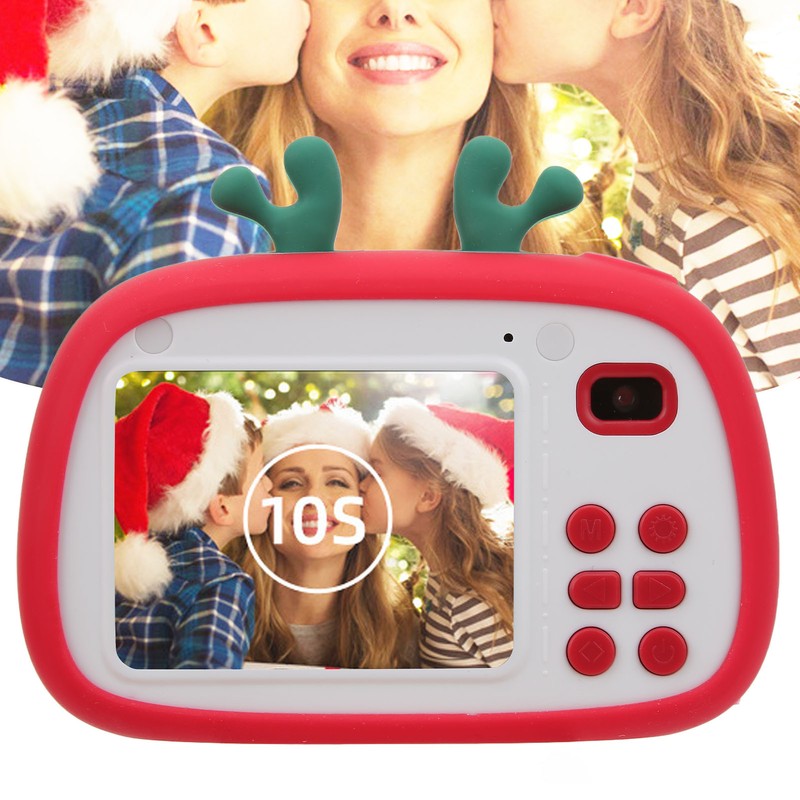 Kid Camera 720p Christmas Style 3 Timing Modes Portable Photography
