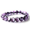 marinpa-puru Firefly Glass Bracelet 10 mm Okinawa Souvenir Glass Bead
