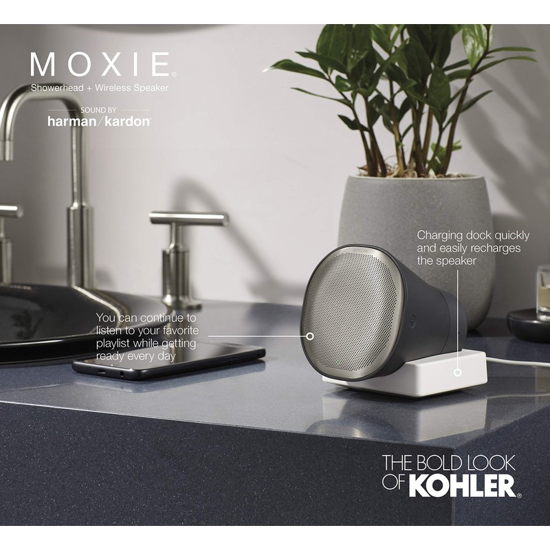 MOXIE® 1.75GPM SHOWERHEAD/BLUETOOTH