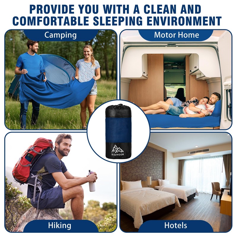 Cotton Sleeping Bag, Ultralight Travel Sleeping Bag, Travel Sleeping Bag