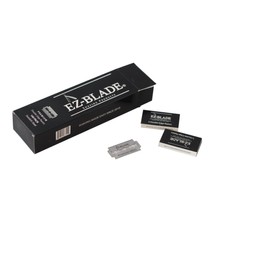 EZ BLADE Double Edge Razor Blades. 100 Count For Straight Razor Or Safety Razor