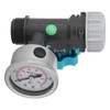 G3/4in Adjustable Water Pressure Regulator Valve with Pressure Gauge Greenhouse
