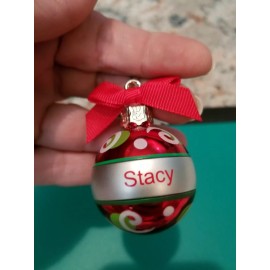 Gantz Christmas Ball Name Ornament Stacy