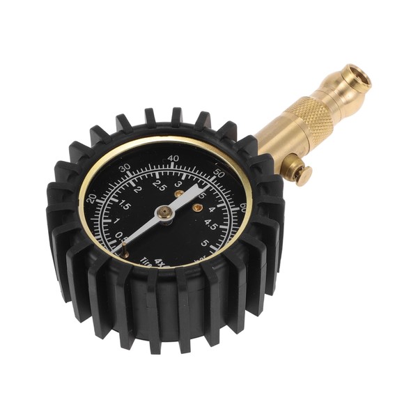 HEROFFIX 1 Pcs Universal Tire Pressure Gauge 0-75PSI GS04-QBR2-75PSI Air