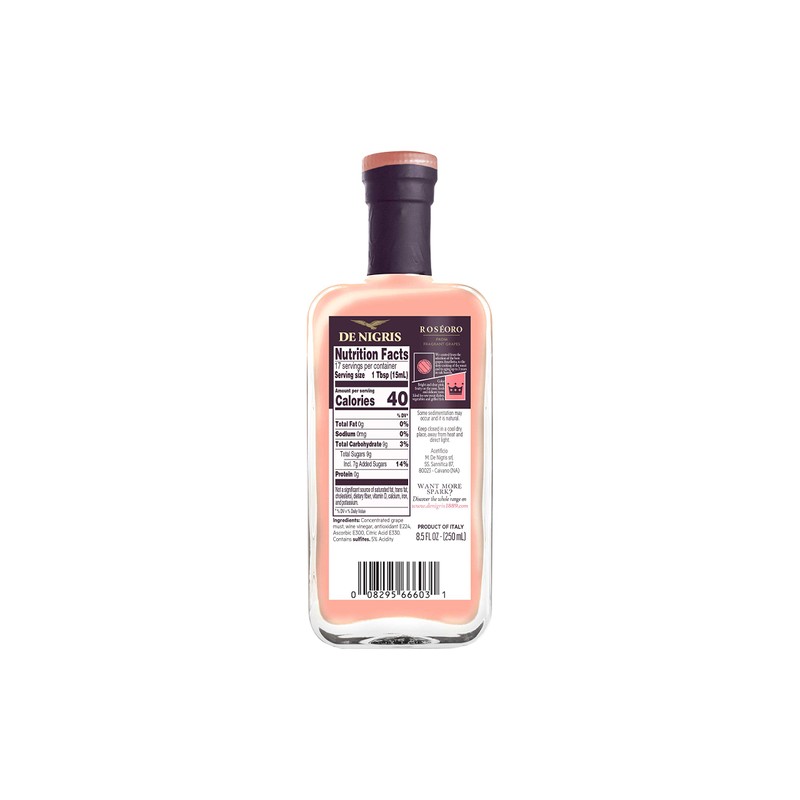 De Nigris Excellence Line - Roseoro Sweet Red Wine Vinegar