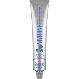 Vivitone Permanent Cream Color (5NN Light Double Natural Brown) 3oz. - 100% Grey Coverage, Long Lasting Shine, Made in Italy.