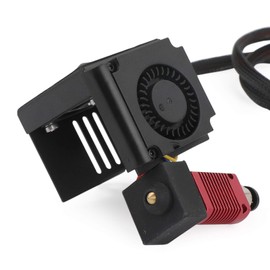 Areyourshop MK8 Extruder Kit Hotend Assembly Full Assembled 24V Dual Fans 260C Nozzle Kit for Creality Ender 3 Ender 3 Pro Direct Install 04mm Brass Nozzle Hotend Replacement