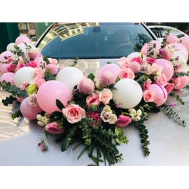 100pcs Pastel Latex Balloons 10 Inches Macaron Candy Colored Latex Party Balloons for Wedding Graduation Engagement Kids Birthday Party Christmas Baby Shower or Any Friends & Family Party Decor-Blush