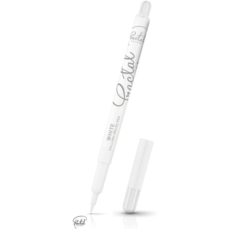 Fractal Colors Calligra Food Brush Pen 1.3 Grams White