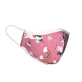 Step Ahead Reusable Childrens Face Mask Unicorn Print (5 Pack)