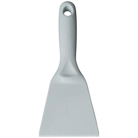 Remco 6961MD5 White/Grey Polypropylene Metal Detectable Hand Scraper, Injection Molded Blade, 8" L x 3" W, 1 Piece