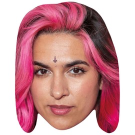 Chandrika Darbari (Pink Hair) Cardboard Mask