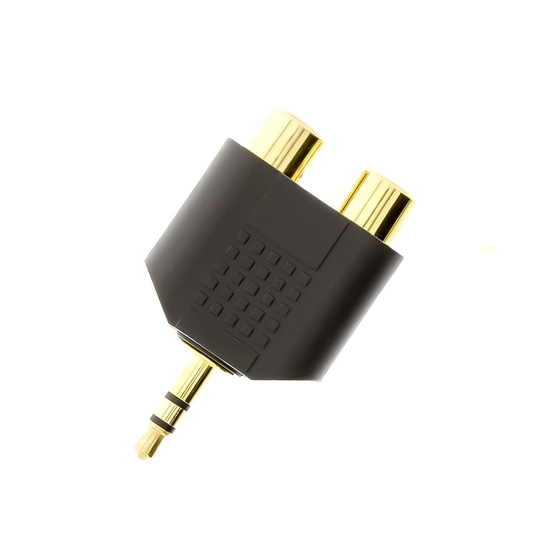 3 x Mini Jack Plug 3.5mm to 2x RCA Female