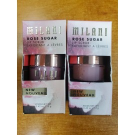 Milani 2 Pack: Milani Rose Sugar Lip Scrub - Preps & Polishes - Scrubs & Softens R4P7