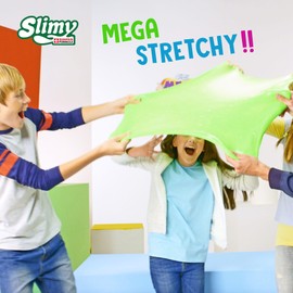 SLIMY Mega Stretchy 500 g Original Slimy Mega Slime Play Clay for Children, Extremely Stretchy Slime in Gift Box, Elastic Play Clay as Children's Gift, Colour: Purple