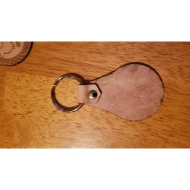 Leather Key Chain French Bulldog