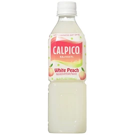 Calpico Soft Drink, Peach, 16.9-Ounce (Pack of 8)