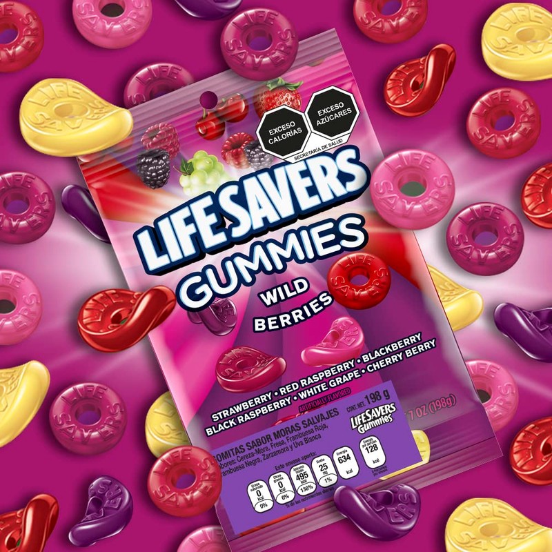 Life Savers Gomitas sabor moras salvajes, 198g