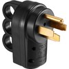 Miady 50AMP RV Replacement Male Plug with Easy Unplug Design,